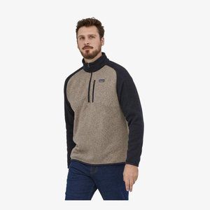Patagonia Men's Small Brown Better Sweater Performance Fleece Quarter-Zip